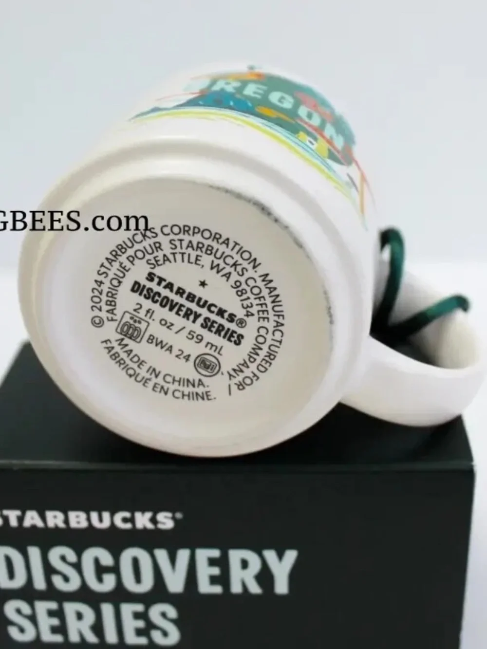 Starbucks Discovery Series Ornament Oregon Ceramic Demi Cup 2oz NEW